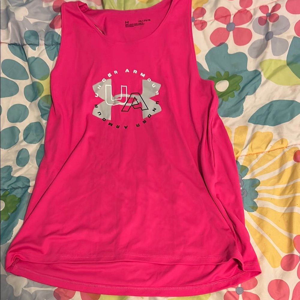 Under Armour Vibrant Pink Sleeveless Top